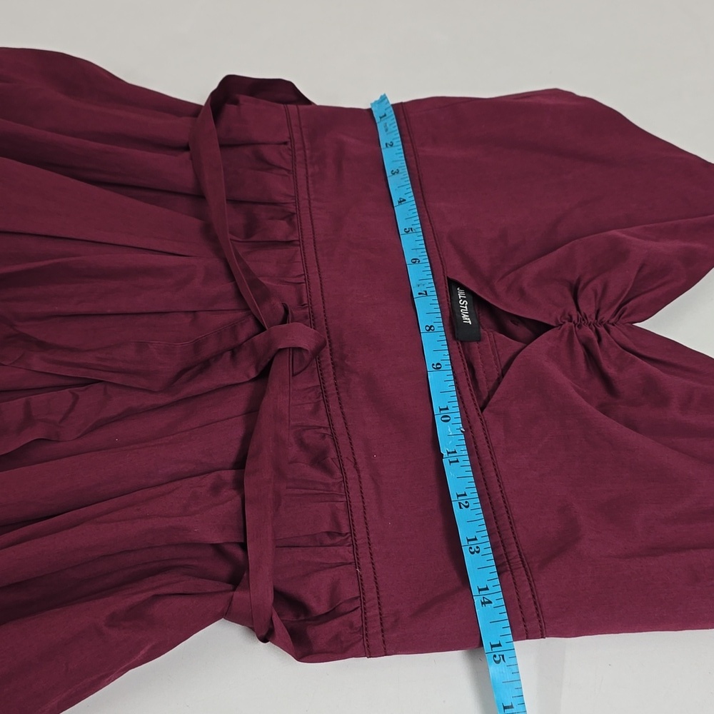 Jill Stuart Deep Red Backless Dress - Picture 11 of 12